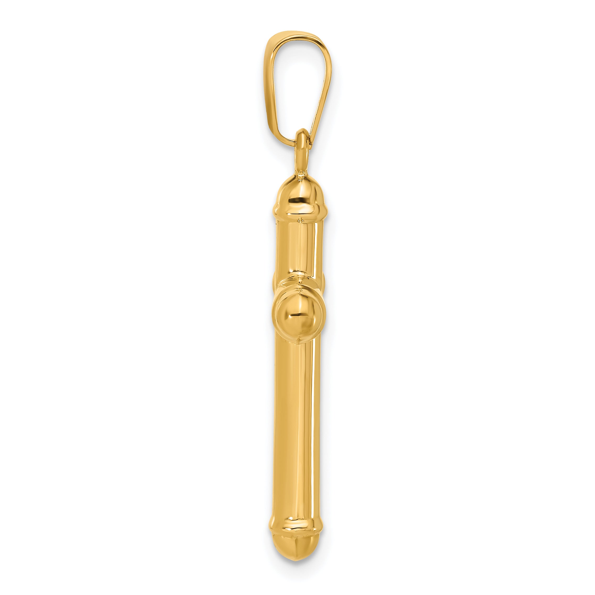 14K Polished Cross Pendant Secondary image