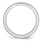 Chisel Cobalt Beveled Edge Satin 6mm Band