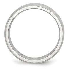 Chisel Cobalt Beveled Edge Satin 7mm Band