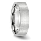 Brushed Cobalt Wedding Band 6mm