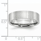 Chisel Cobalt Flat Satin 6mm Band