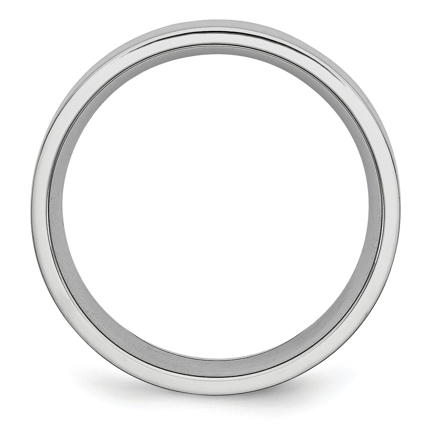 Brushed Flat Wedding Band in Cobalt, 7mm Secondary image