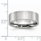 Chisel Cobalt Flat Satin 7mm Band
