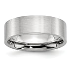 Chisel Cobalt Flat Satin 7mm Band