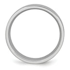 Chisel Cobalt Flat Satin 8mm Band