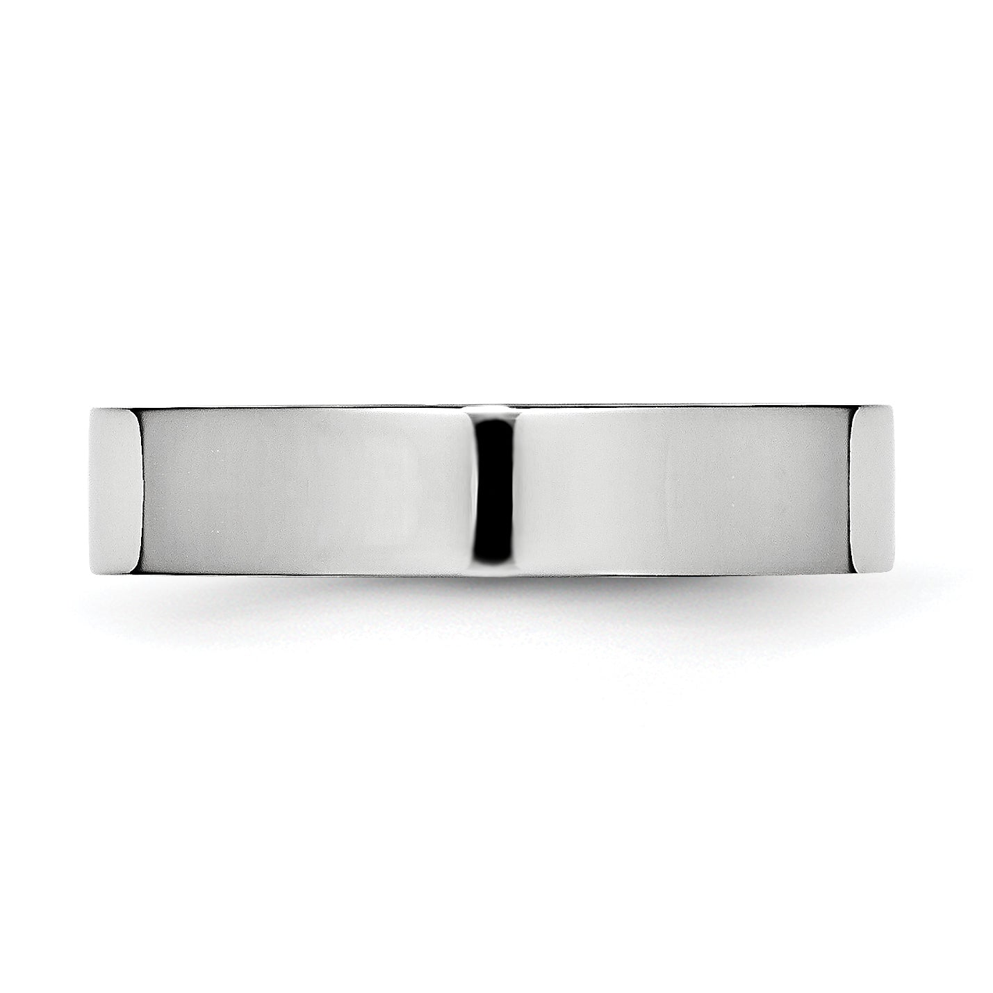 Polished Cobalt Wedding Band 5mm