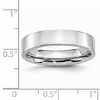 Polished Cobalt Wedding Band 5mm