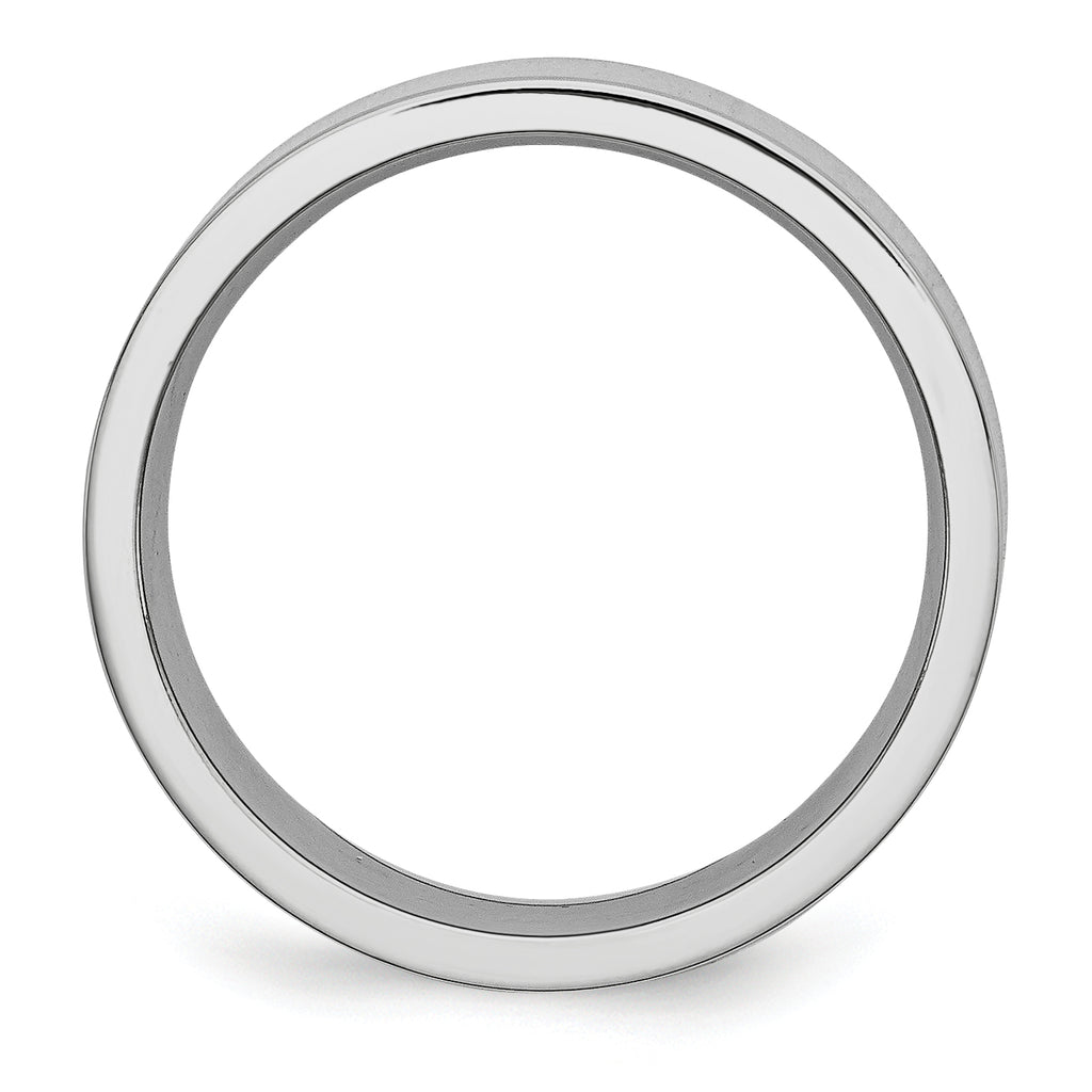 Polished Cobalt Wedding Band 7mm