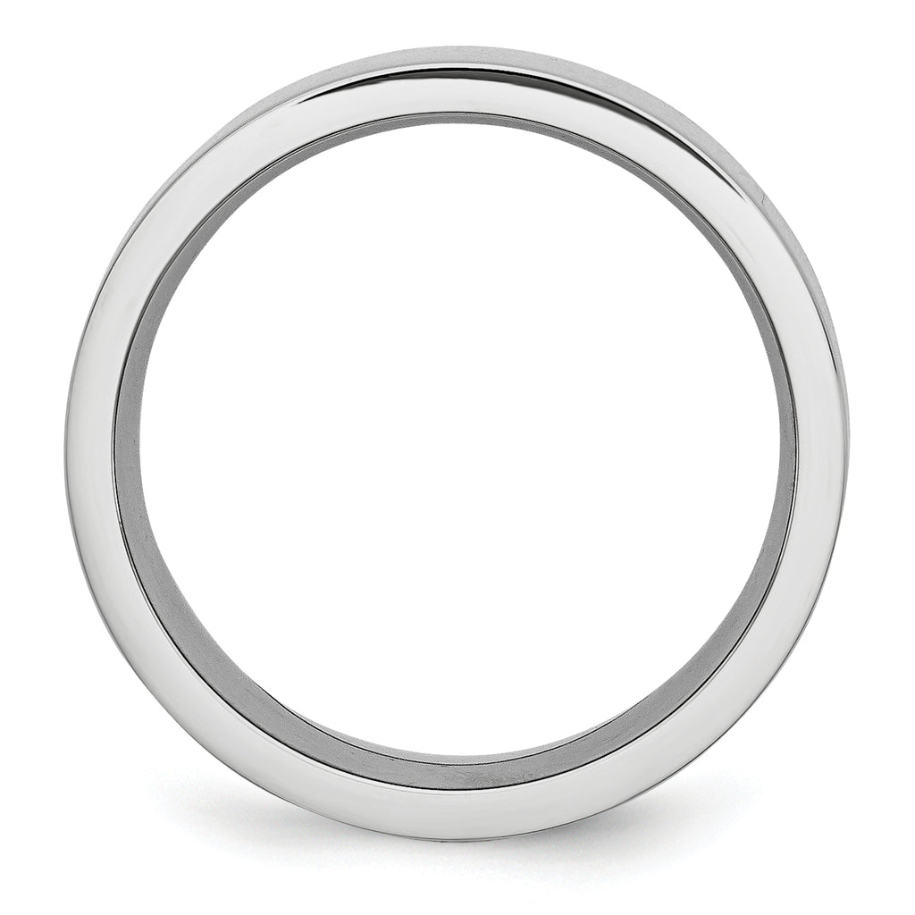 Cobalt Flat Polished 8mm Band - Sophia Jewelers