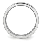 Cobalt Flat Polished 8mm Band - Sophia Jewelers