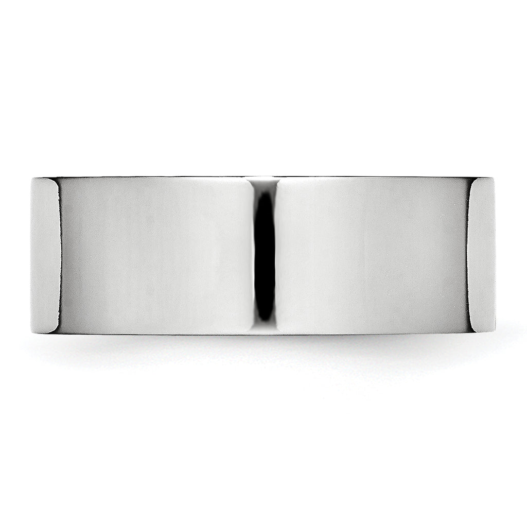 Cobalt Flat Polished 8mm Band - Sophia Jewelers