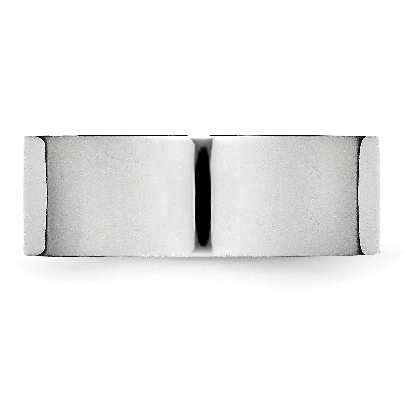 Cobalt Flat Polished 8mm Band - Sophia Jewelers