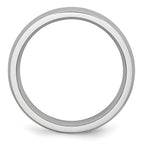 Polished Half-Round Cobalt Wedding Band 5mm