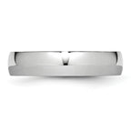Polished Half-Round Cobalt Wedding Band 5mm