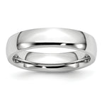 Chisel Cobalt Polished 5mm Half Round Band - Sophia Jewelers