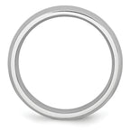 Polished Half-Round Cobalt Wedding Band 6mm