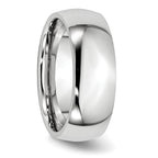 Polished Half-Round Cobalt Wedding Band 8mm