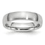 Brushed Half-Round Cobalt Wedding Band 5mm