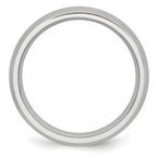 Chisel Cobalt Satin 6mm Half Round Band - Sophia Jewelers