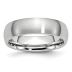 Chisel Cobalt Satin 6mm Half Round Band - Sophia Jewelers