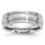 Brushed Cobalt Wedding Band 7mm sizes 7 through 13 in full and half