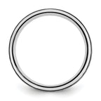Hammered Black Cobalt Wedding Band 8mm