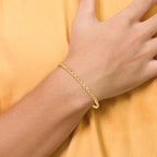 3.0mm 14K Yellow Gold Concave Anchor Chain - Sophia Jewelers