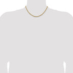 3.75mm 14K Yellow Gold Concave Anchor Chain - Sophia Jewelers