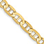 5.25mm 14K Yellow Gold Concave Anchor Chain - Sophia Jewelers