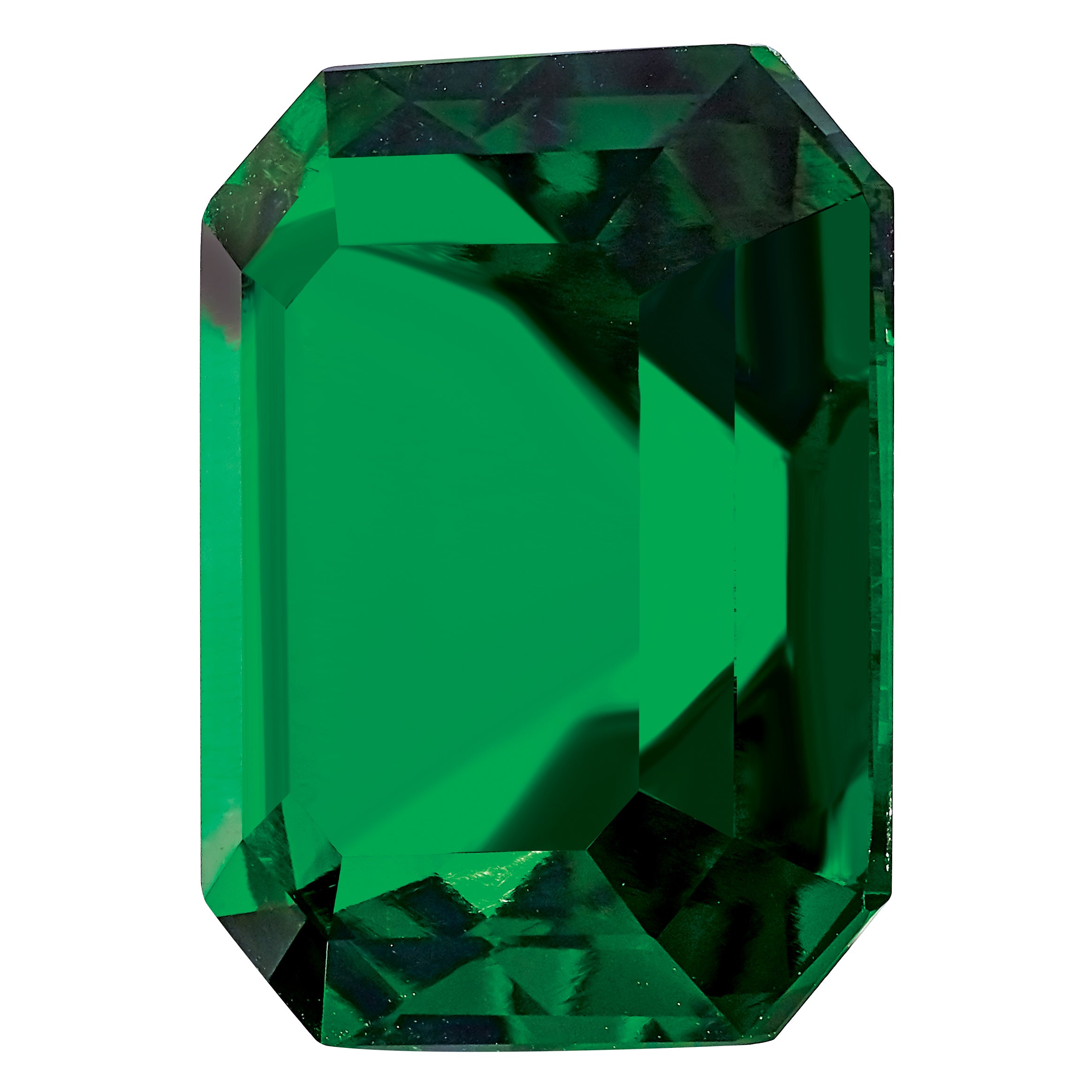 7x5mm Emerald Cut Lab Created Emerald - Sophia Jewelers