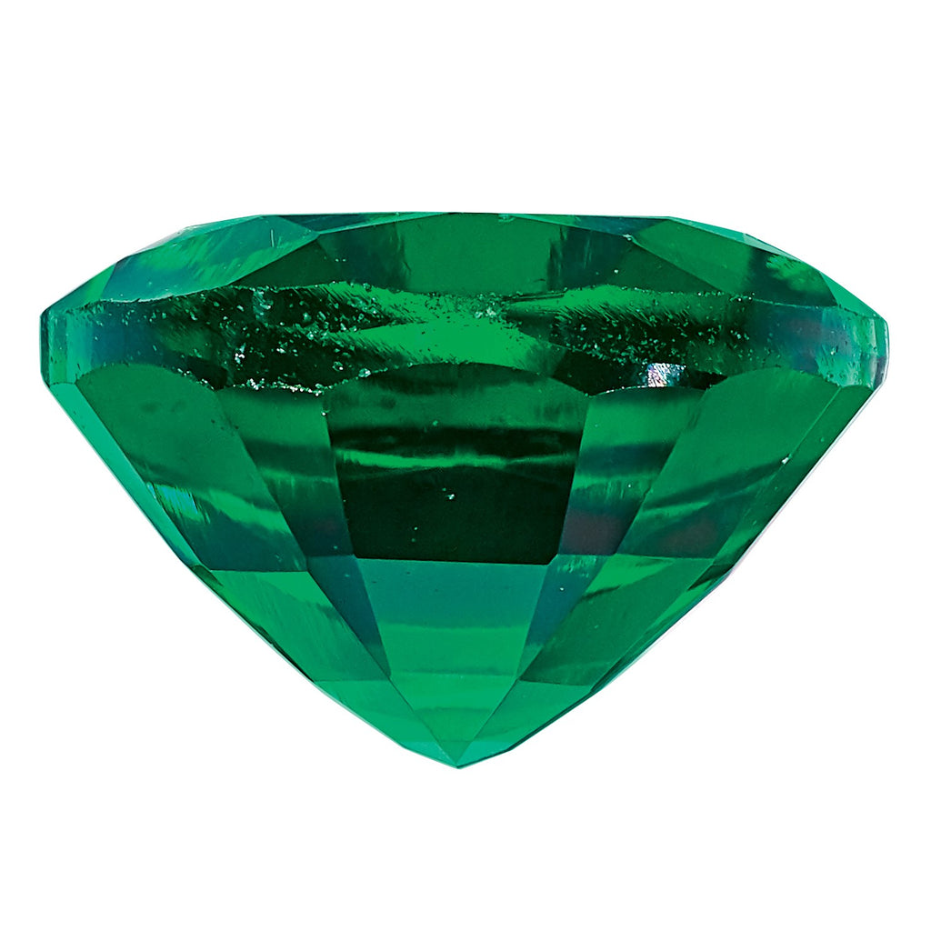 Loose Oval Lab-Created Emerald, 6x4mm - Sophia Jewelers