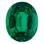 5x3mm Oval Lab Created Emerald - Sophia Jewelers