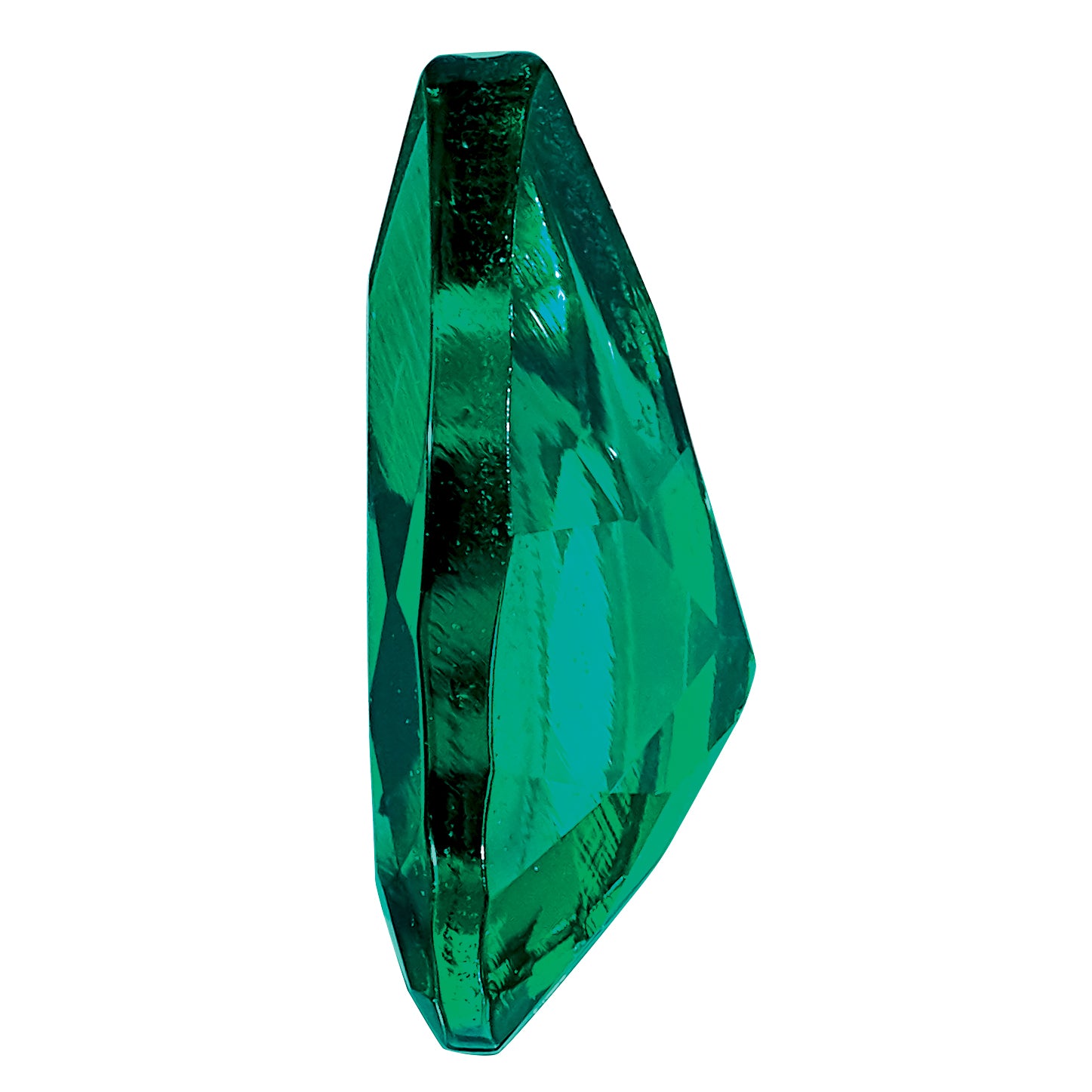 8x5mm Pear Lab Created Emerald Secondary image