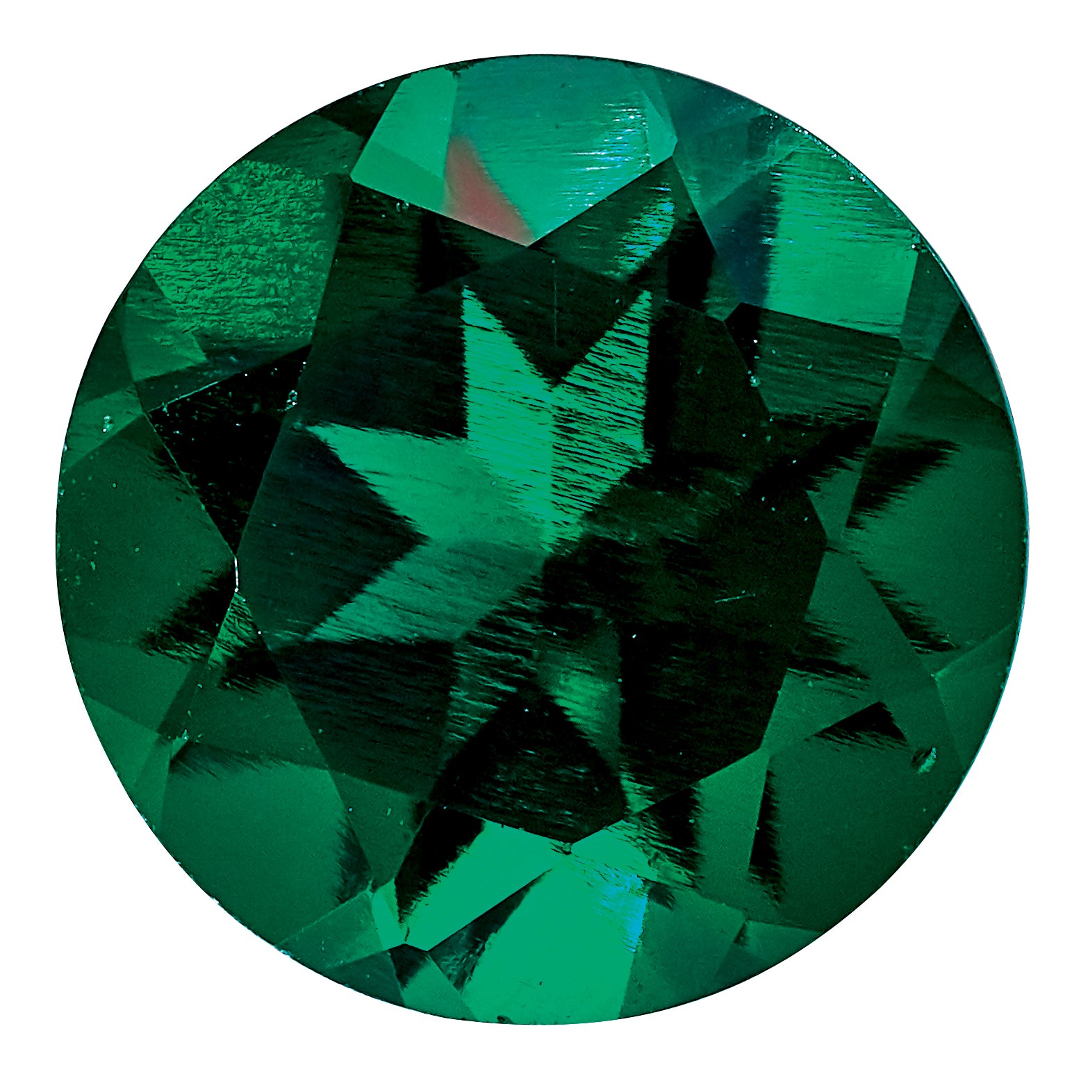 2.25mm Round Lab Created Emerald - Sophia Jewelers