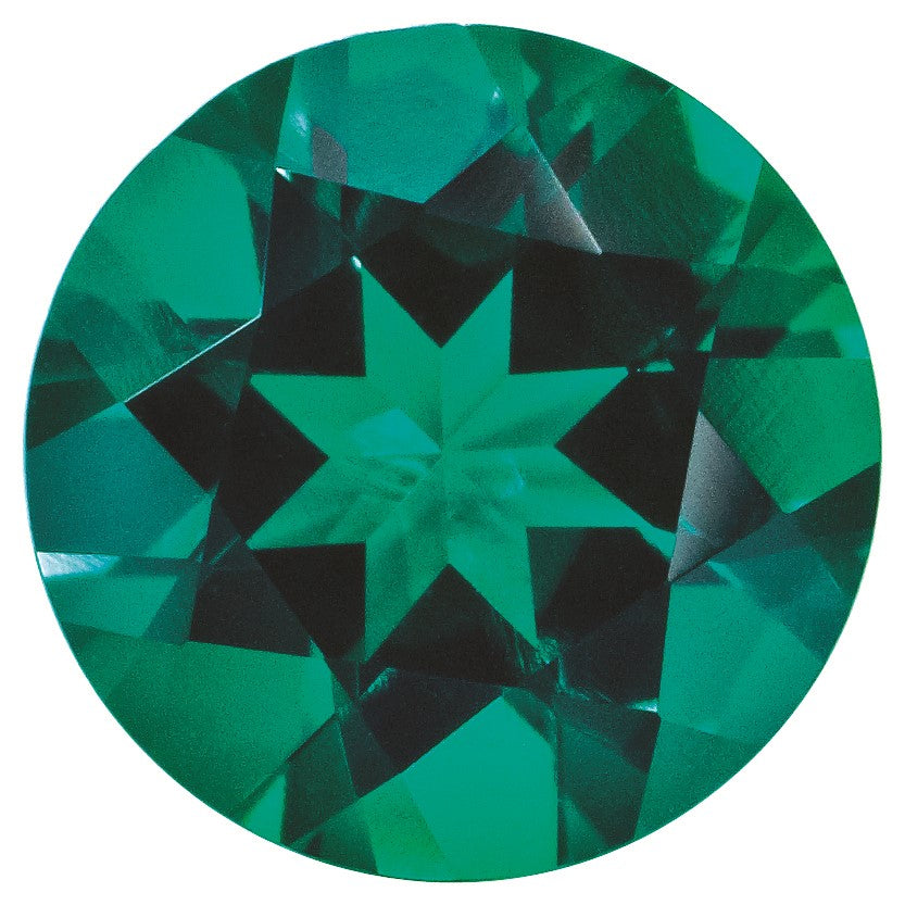 Loose Round Lab-Created Emerald, 4.25mm - Sophia Jewelers