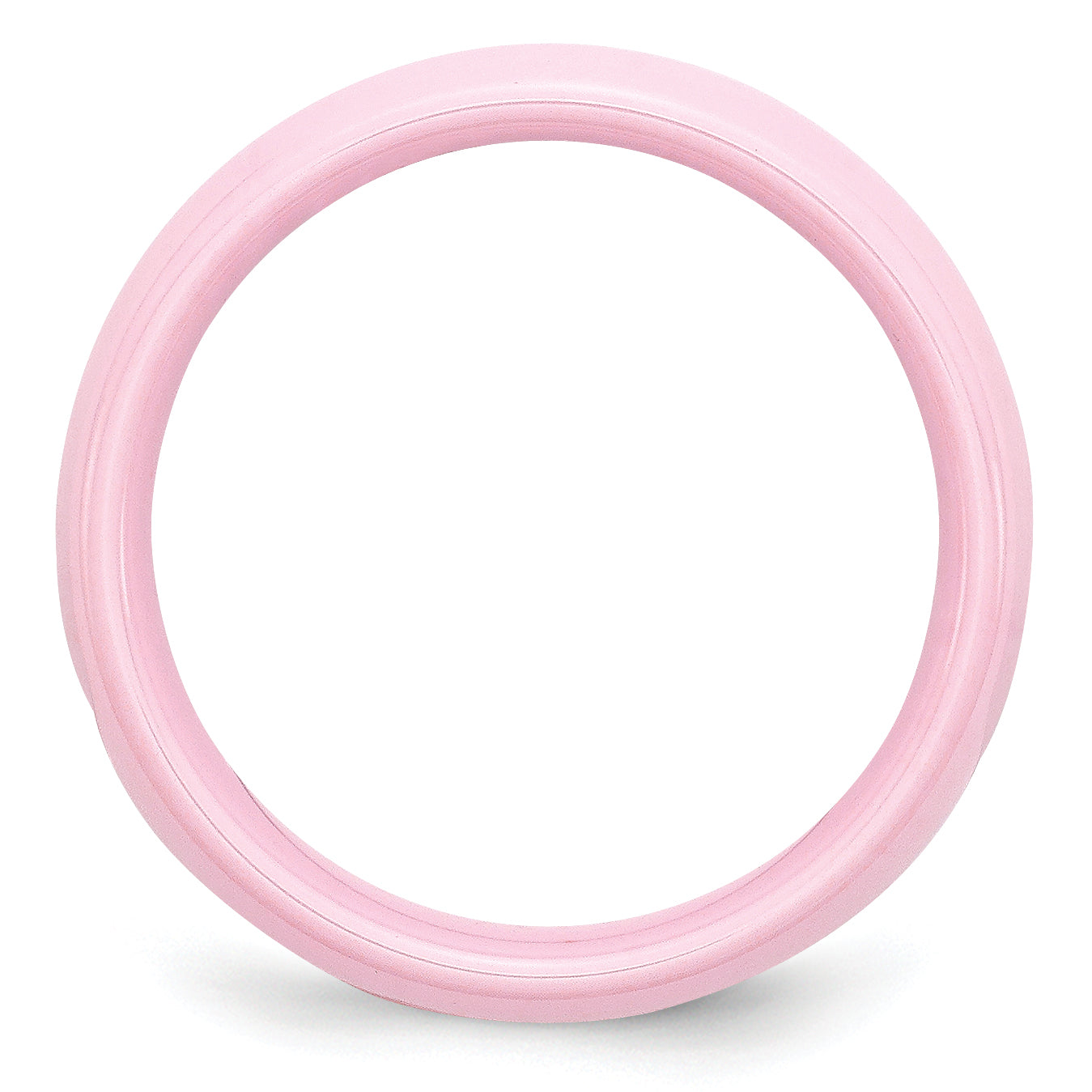 Polished Pink Wedding Band in Ceramic, 6mm Secondary image