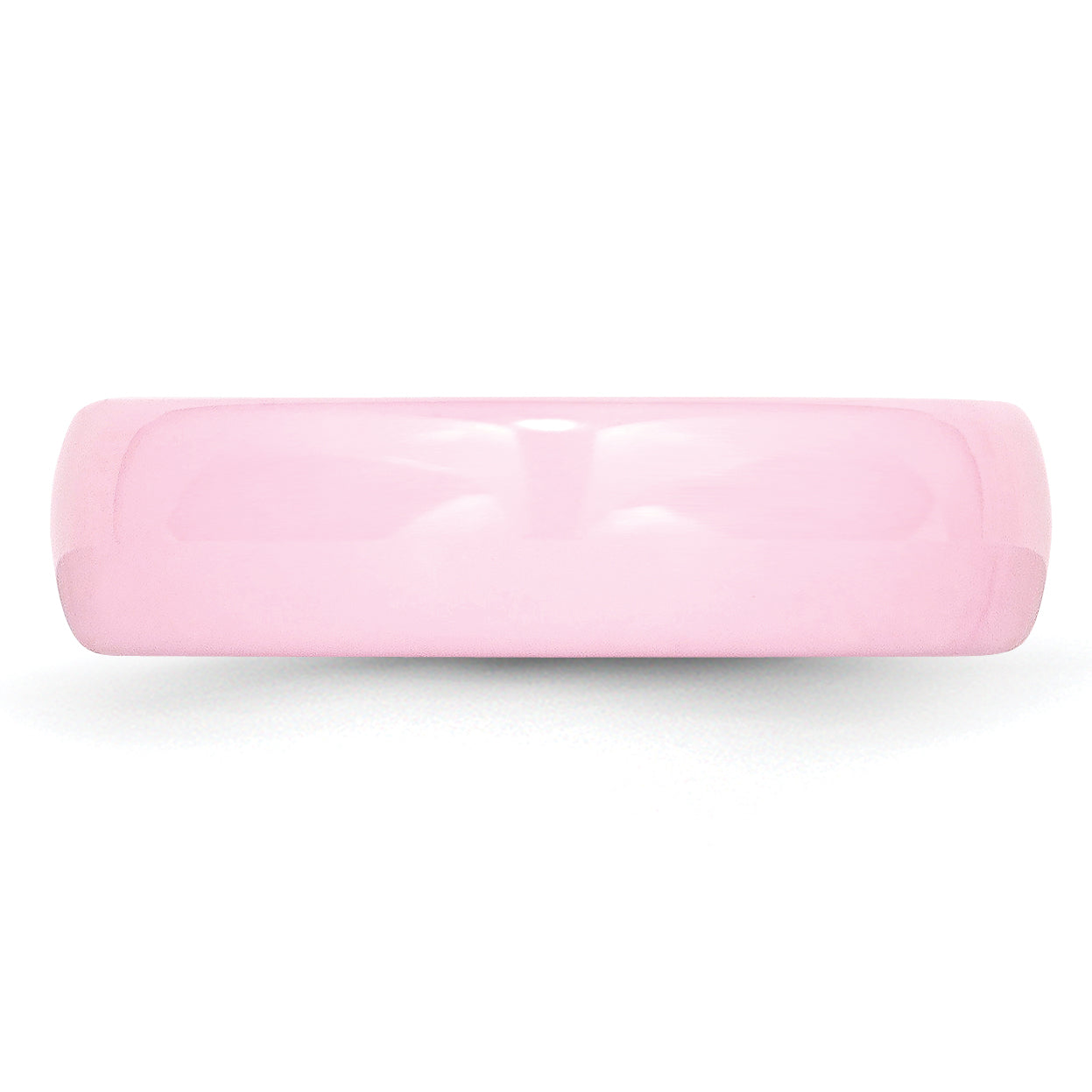 Chisel Ceramic Pink 6mm Polished Band