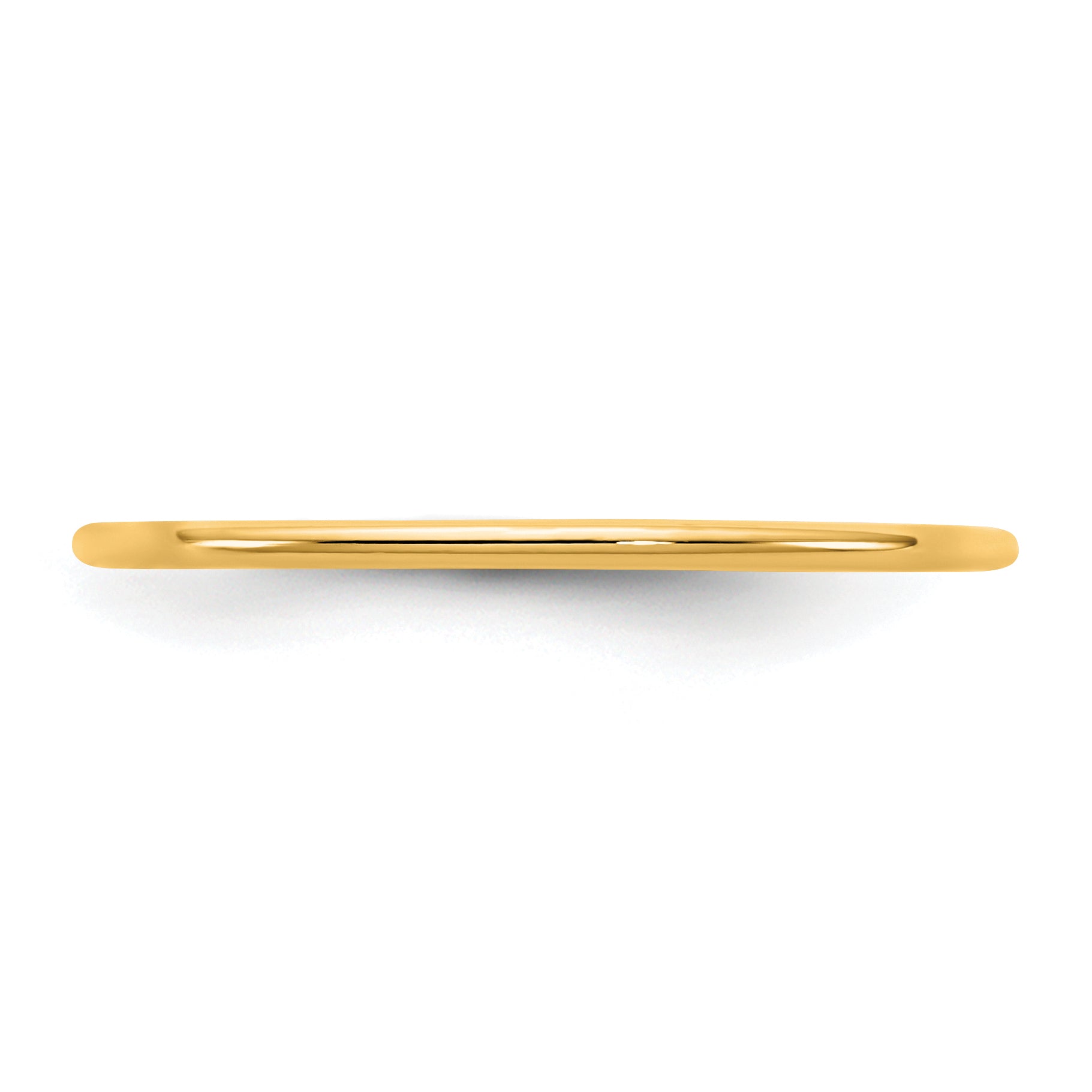14KY 1mm Standard Comfort Fit Band Size 14