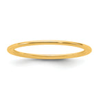 10 Karat Yellow Gold 1mm Standard Comfort Fit Band | Sophia Jewelers