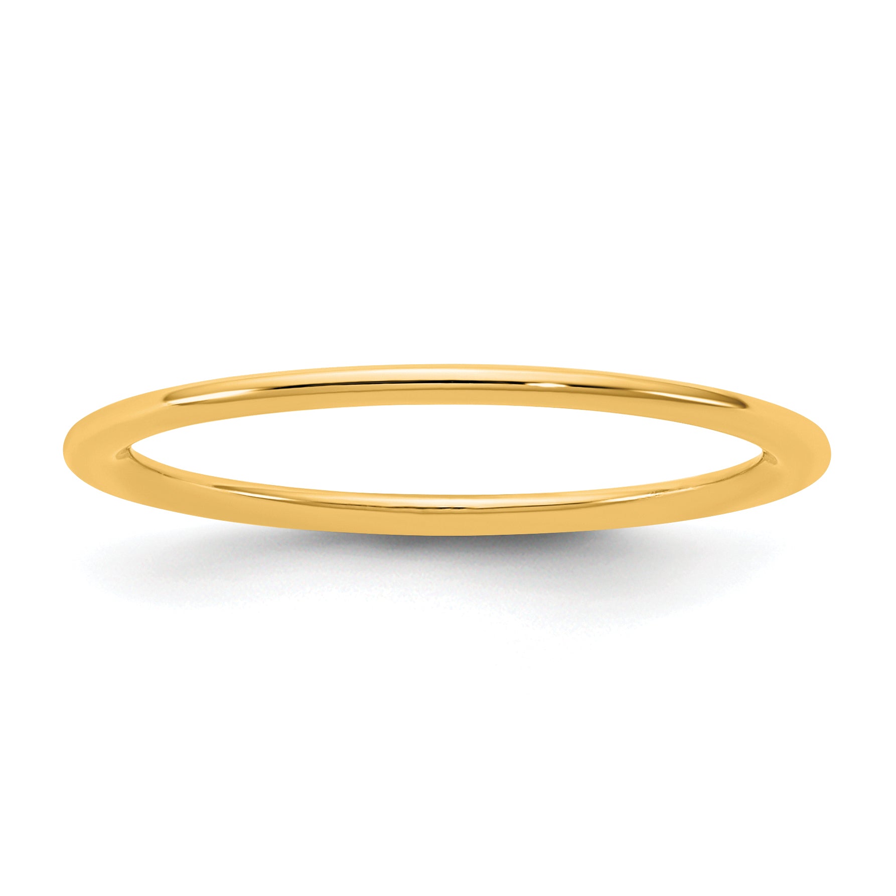 14KY 1mm Standard Comfort Fit Band Size 14