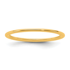 14KY 1mm Standard Comfort Fit Band Size 14