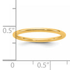 1.5mm 14K Yellow Gold Standard Comfort Fit Wedding Band - Sophia Jewelers