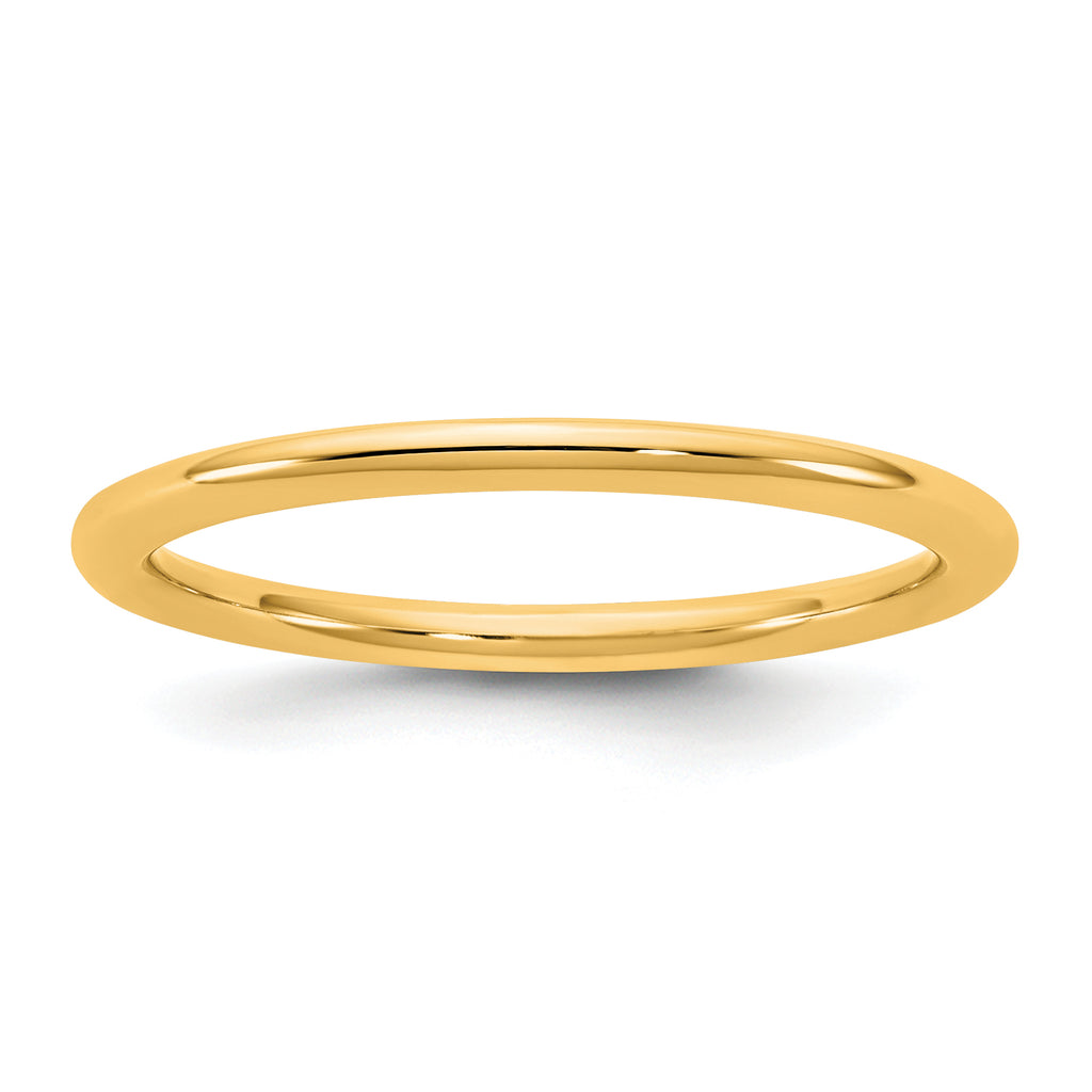 10 Karat Yellow Gold 1.5mm Standard Comfort Fit Band | Sophia Jewelers