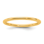 10 Karat Yellow Gold 1.5mm Standard Comfort Fit Band | Sophia Jewelers