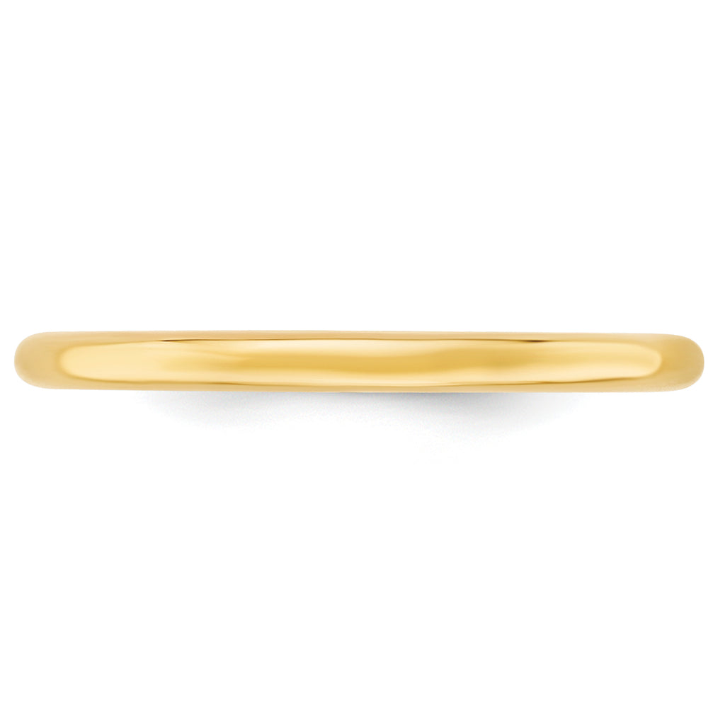 2.0mm 14K Yellow Gold Standard Comfort Fit Wedding Band - Sophia Jewelers