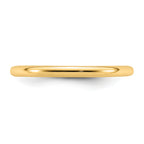 2.0mm 14K Yellow Gold Standard Comfort Fit Wedding Band - Sophia Jewelers