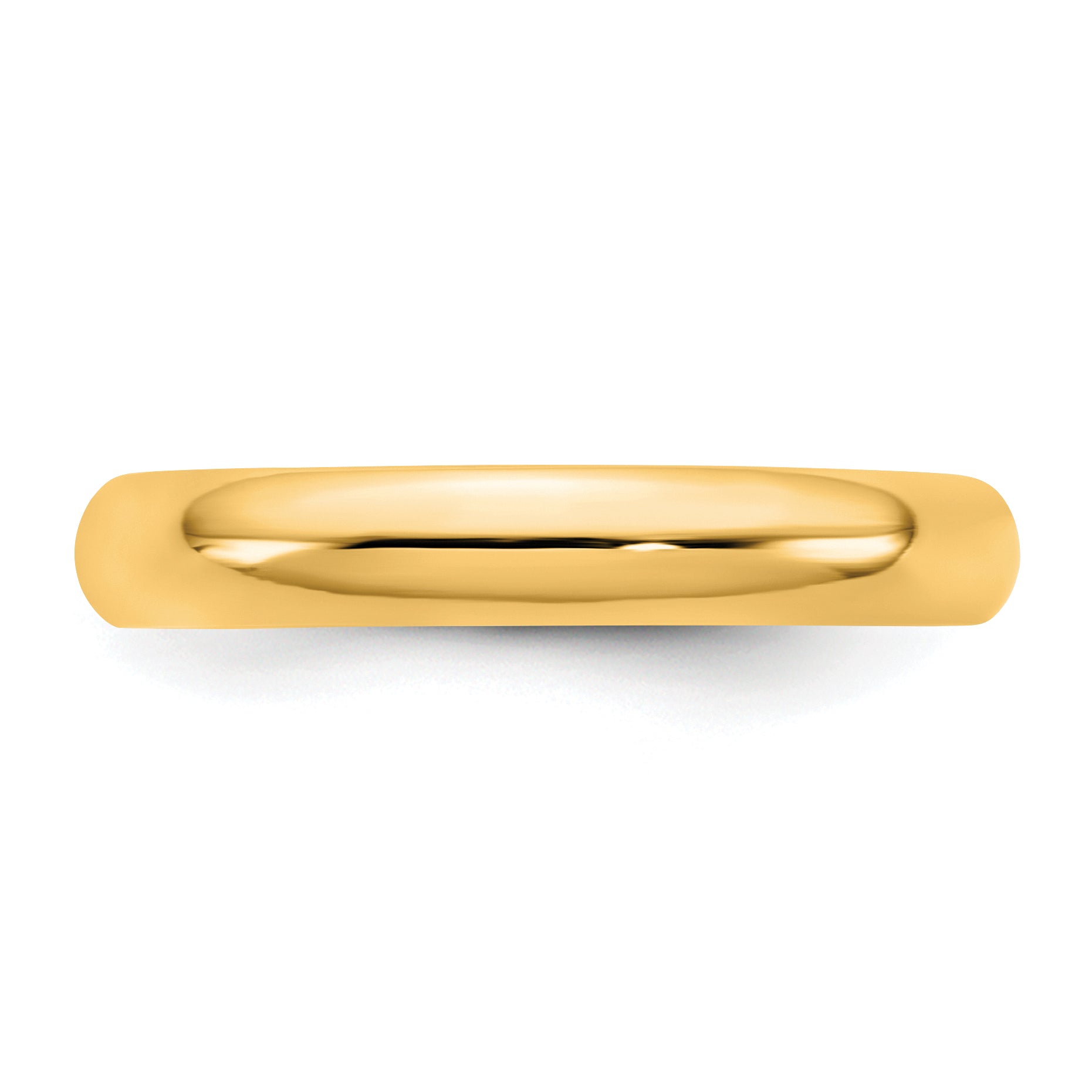 3.5mm 14K Yellow Gold Standard Comfort Fit Wedding Band - Sophia Jewelers