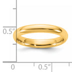 3.5mm 14K Yellow Gold Standard Comfort Fit Wedding Band - Sophia Jewelers