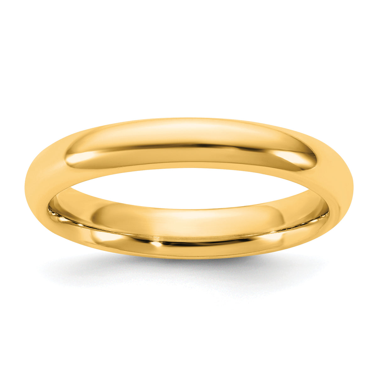 14KY 3.5mm Standard Comfort Fit Band Size 14