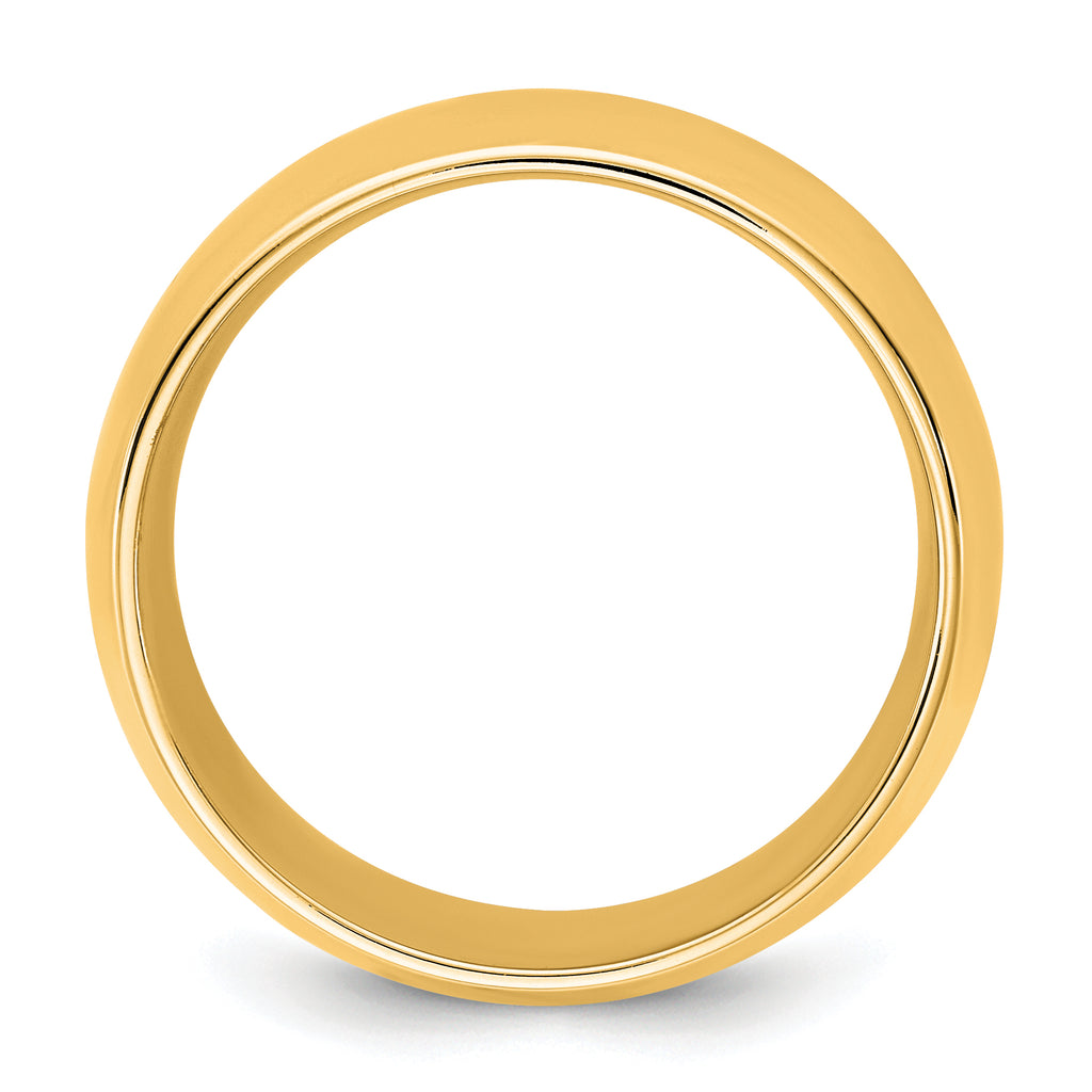 14KY 4.5mm Standard Comfort Fit Band Size 14
